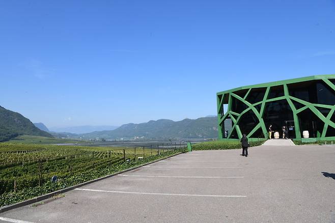 칸티나 트라민 와이너리 전경. 최현태 기자