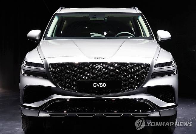 제네시스 GV80 [연합뉴스 자료사진]