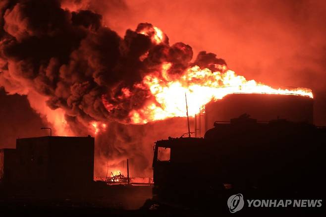 이스라엘의 예멘 반군 직접 공습 [AFP 연합뉴스 자료사진 재판매 및 DB 금지]