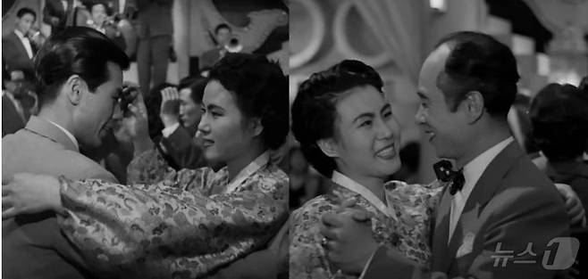 1956년 한형모 감독의 영화 '자유부인' 중 한 장면. 정비석의 소설 '자유부인'이 원작이다. ⓒ 뉴스1 DB