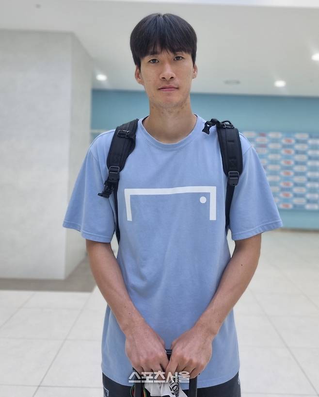 대구 수비수 고명석이 21일 광주전이 끝난 뒤 포즈를 취하고 있다. 대구 | 박준범기자