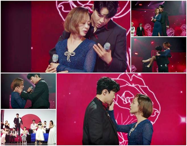 ‘한일톱텐쇼’ 에녹 리에 19금 커플 무대 (사진: MBN)