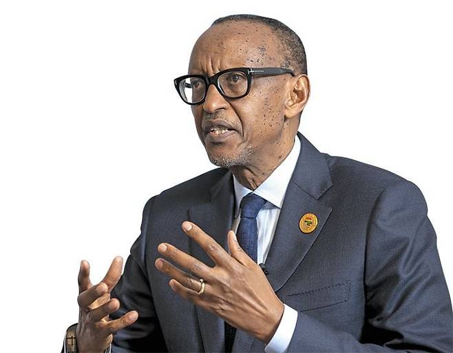 폴 카가메 르완다 대통령. /김지호 기자