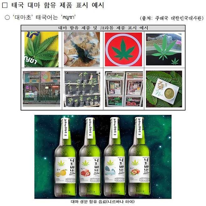 대마 함유 제품 사진. /서울시 제공