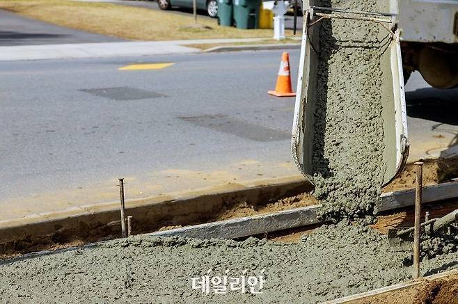 시멘트 반죽 모습. ⓒ게티이미지뱅크