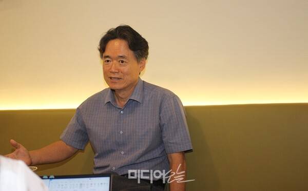 ▲미디어오늘은 지난 22일 서울 중구에 위치한 뉴스타파에서 최승호 PD를 만났다. 사진=박재령 기자