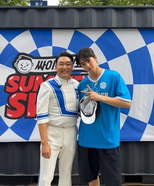 사진=왼쪽부터 싸이, 차은우/차은우 소셜미디어 캡처