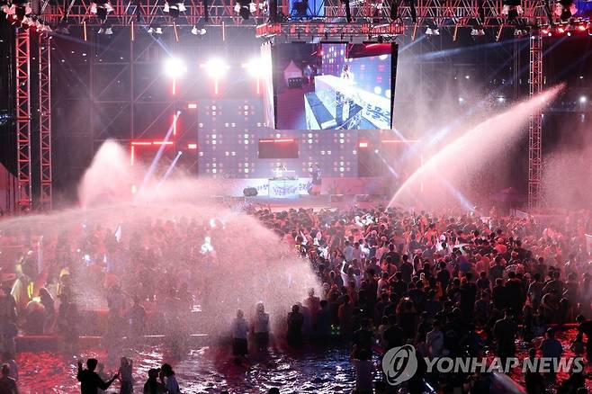 정남진 장흥 물축제 '워터락 풀파티' [장흥군 제공]