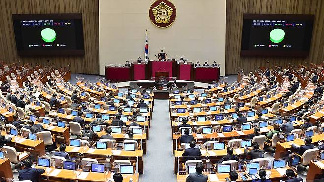 사도 광산 세계유산 등재 추진 결정 철회 촉구 결의안 본회의 통과 [사진 제공: 연합뉴스]