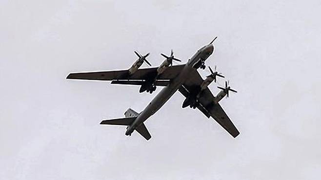 러시아의 Tu-95 폭격기 [사진 제공:연합뉴스]