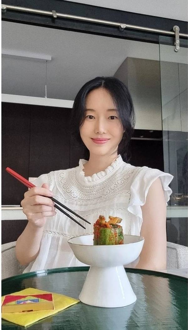 이정현이 오이소박이 레시피를 공개했다. / 사진 = SNS