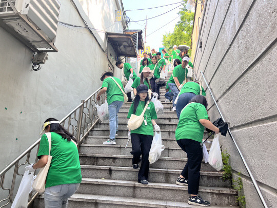 플로깅 프로그램 ‘그린스텝스(Green Steps)’ 모습.