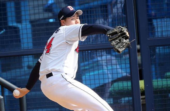 ▲ 두산 베어스 최승용 ⓒ 두산 베어스