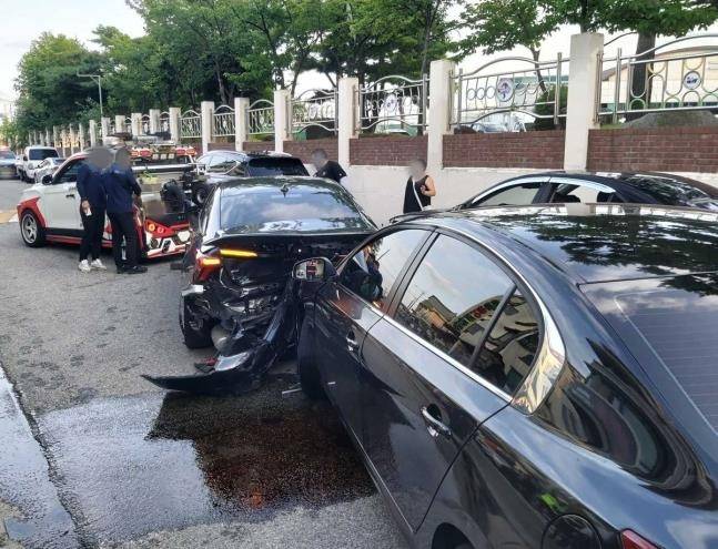 속초 교통사고 현장 [강원특별자치도소방본부 제공. 재판매 및 DB 금지]