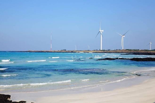 제주도 김녕해수욕장(성세기해변) 전경[사진제공=제주관광공사]