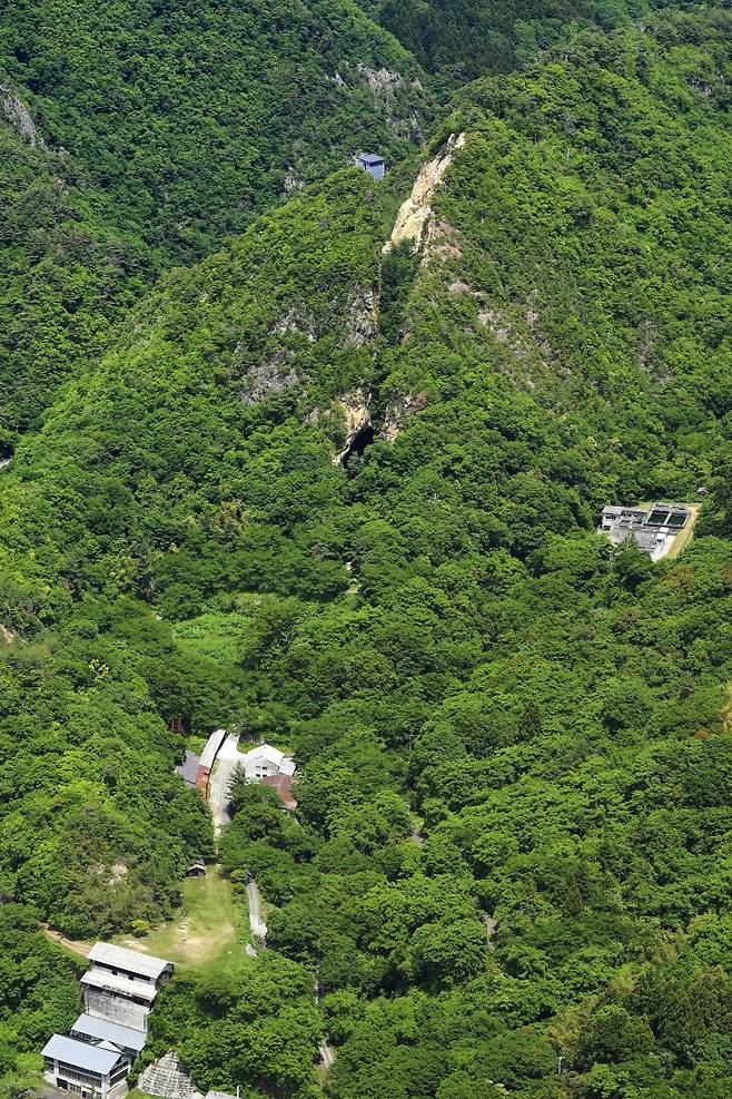 사도 광산 아이카와쓰루시 금은산(金銀山) 유적. 연합뉴스