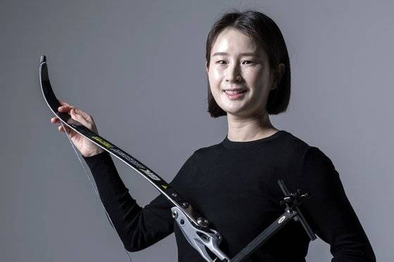 현역 시절 '신궁'으로 불리며 팬들의 사랑을 받은 양궁 레전드 기보배. 장진영 기자