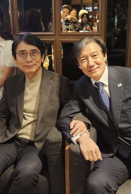 ▲조국 조국혁신당 대표가 윤석열 대통령 영부인 김건희 전 코바나컨텐츠 대표를 향해 "나와 유시민 선배를 이간질하고 다녔다"고 28일 주장했다. 조국 조국혁신당 대표 페이스북 업로드 사진 갈무리.