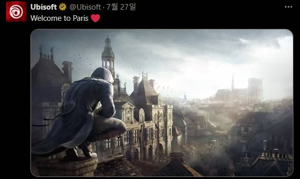 (출처=유비소프트 공식 SNS 캡처).