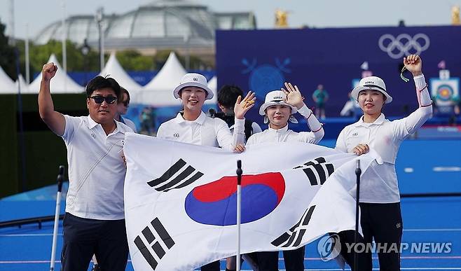 사진 = 2024 파리 올림픽 대한민국 양궁 여자단체 / 연합뉴스