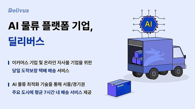 딜리버스가 146억 원 시리즈B 투자를 유치했다 / 출처=딜리버스