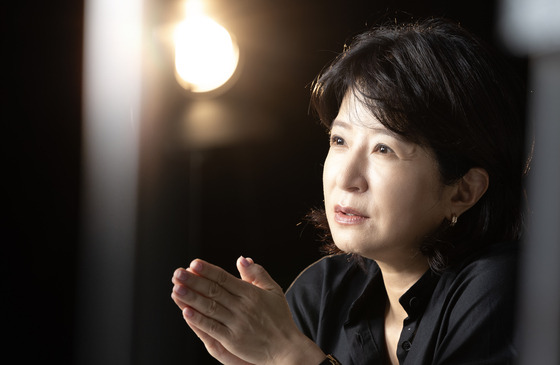 Lee Hyun-jung, the director of Busan International Kids & Youth Film Festival, speaks during an interview with the JoongAng Ilbo, an affiliate of the Korea JoongAng Daily at the JoongAng Building in Mapo District, western Seoul, on July 25. [JOONGANG ILBO]