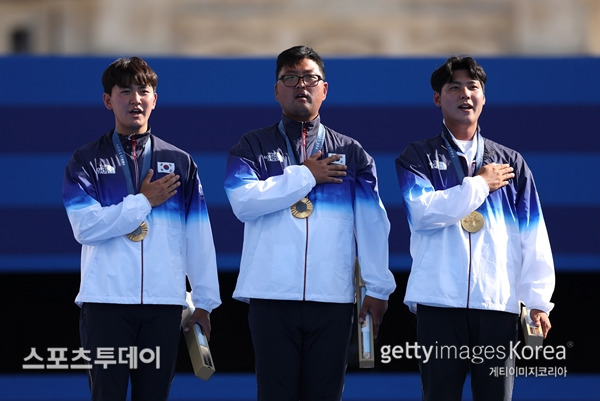 남자 양궁 대표팀 / 사진=Gettyimages 제공