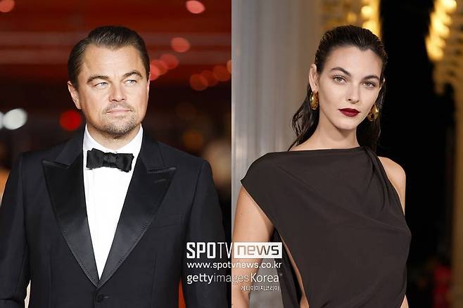 ▲ 레오나르도 디카프리오(왼쪽), 비토리아 세레티. ⓒ게티이미지