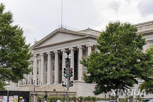 미국 재무부 건물 [신화 연합뉴스 자료사진. 재판매 및 DB 금지]