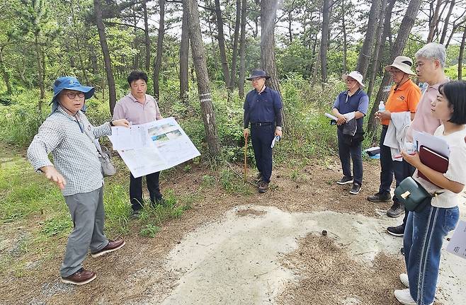 삽시도 섬숲 생태복원 현장 토론회 [산림청 제공. 재판매 및 DB 금지]