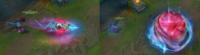 '구마유시'의 우승 스킨 '징크스' 스킬 활용 장면(제공=라이엇 게임즈).