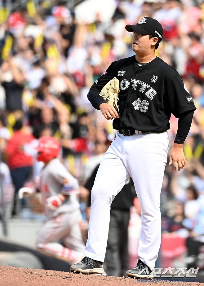 롯데 최이준. 광주=허상욱 기자wook@sportschosun.com/2024.06.06/