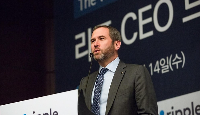 브래드 갈링하우스 리플 최고경영자(CEO) ⓒ연합뉴스