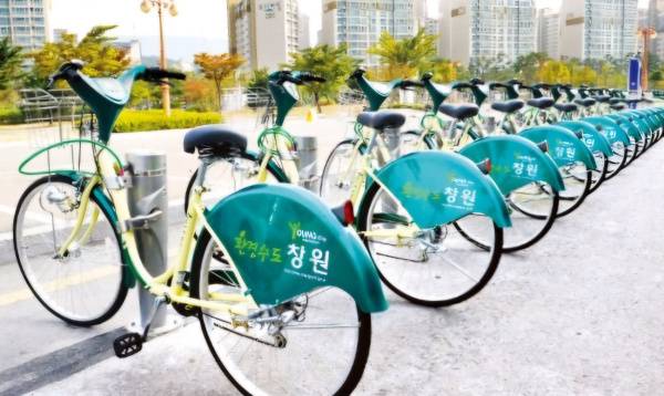 창원시 공용자전거 누비자. 창원시 제공