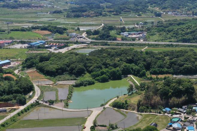 전북 순창군은 풍산면 소재 죽전저수지. 순창군 제공