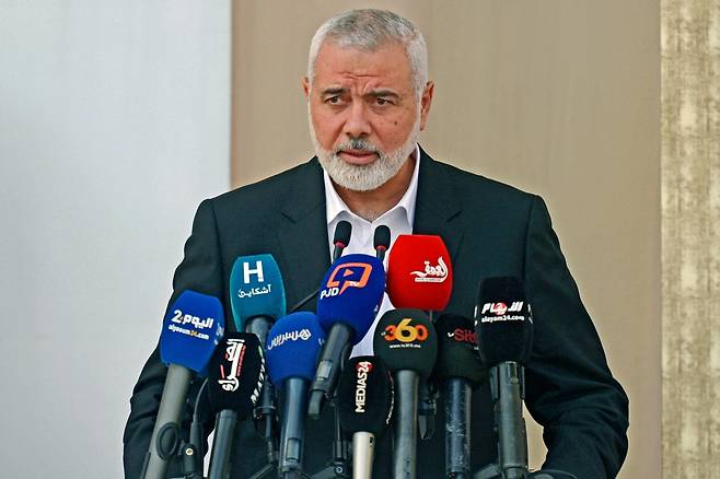 하마스 정치국 최도 지도자 이스마일 하니예 [EPA=연합뉴스 자료사진]