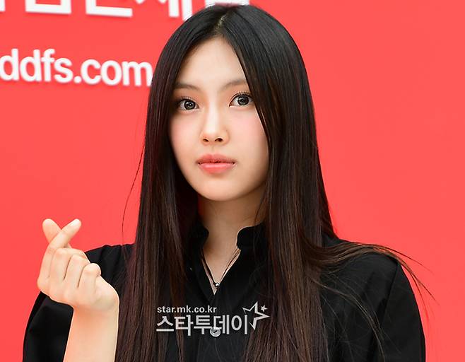 그룹 뉴진스 혜인. <강영국 기자>