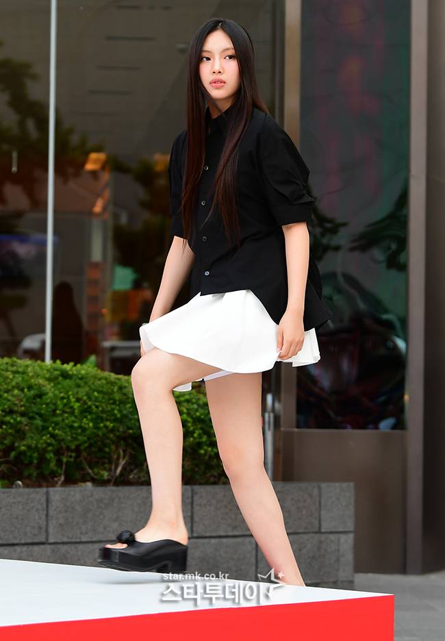 그룹 뉴진스 혜인. <강영국 기자>