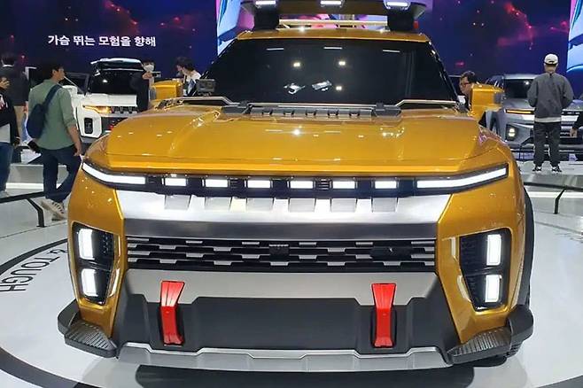 KGM 토레스 O100 콘셉트카 정면