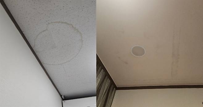천장 누수 사례 / 자료제공=밸류업이노베이션