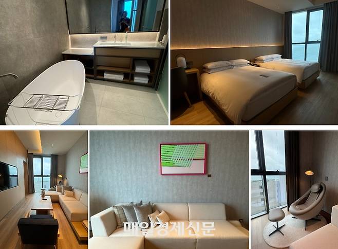 L7  해운대 오션 스위트 객실 / 사진=홍지연 여행+ 기자
