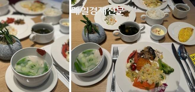 L7 해운대 조식 뷔페에서는 부산을 대표하는 음식 ‘돼지국밥’을 맛볼 수 있다. / 사진=홍지연 여행+ 기자