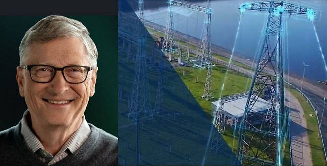 빌 게이츠 마이크로소프트(MS) 창업자와 그가 투자한 타입원에너지의 영상/사진=타입원에너지