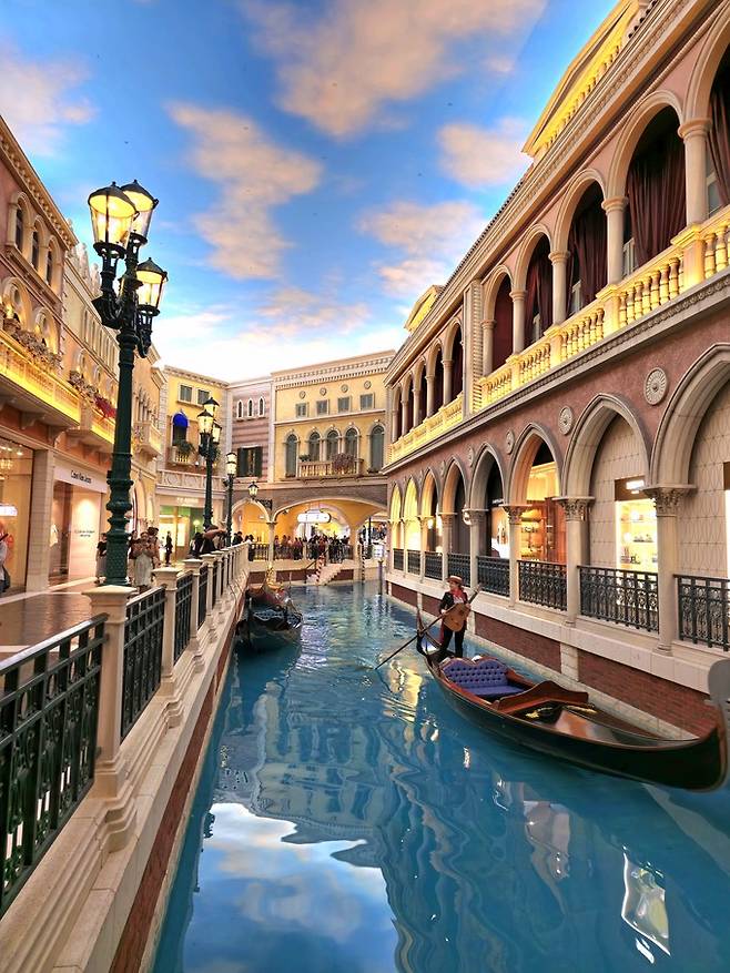 베네시안 실내운하.