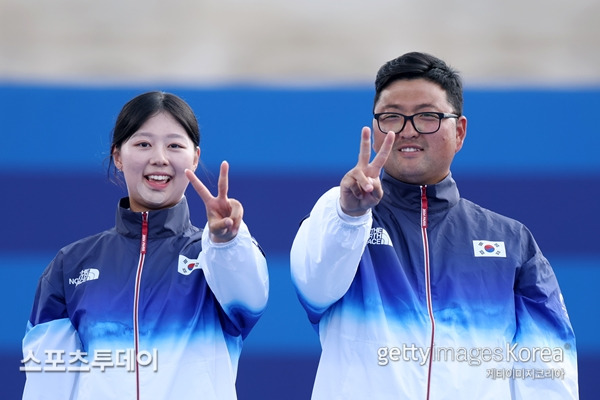 임시현과 김우진 / 사진=Gettyimages 제공