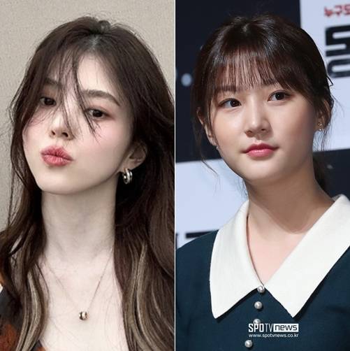 ▲ 왼쪽부터 한소희, 김새론. 출처|한소희 SNS, 스포티비뉴스DB