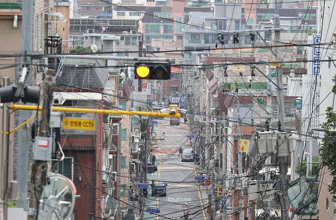 지난달 29일 이날 서울 강서구 화곡동 일대에 다세대, 빌라들이 밀집한 주택가 모습. (사진=연합뉴스)