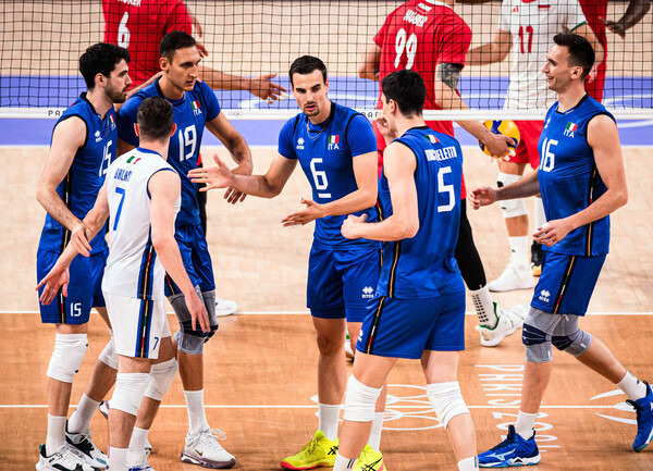 2024 파리올림픽 이탈리아 남자부 예선전 1위 확정.(사진출처=FIVB)