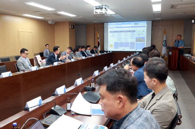 ▲투자유치 장기종합계획 수립용역 착수보고회. ⓒ사천시
