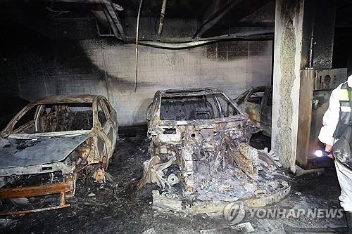 사고차량  [연합뉴스 자료사진]